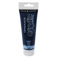 TINTA ACRILICA DALER ROWNEY TUBO DE 120 ML  INDIGO