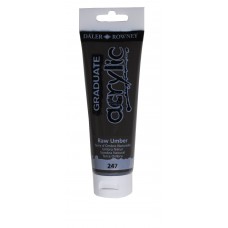 TINTA ACRILICA DALER ROWNEY TUBO DE 120 ML  TERRA DE SOMBRA NATURAL 247