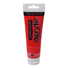 TINTA ACRILICA DALER ROWNEY TUBO DE 120 ML  VERMELHÃO HUE 588