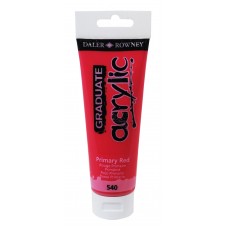 TINTA ACRILICA DALER ROWNEY TUBO DE 120 ML  VERMELHO PRIMARIO 540