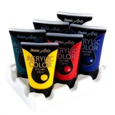 Tinta Acrilica Pentel conjunto c/6