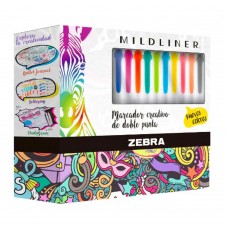 MARCA TEXTO MILDLINER CONJUNTO 25 CORES