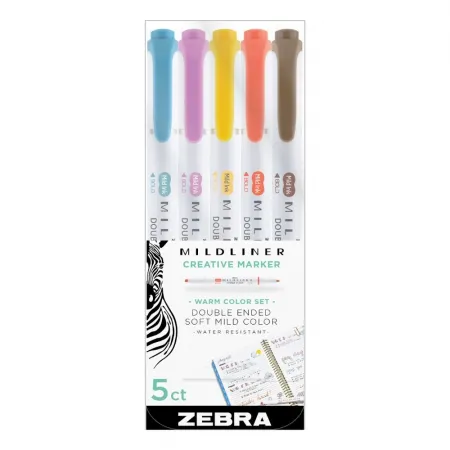MARCA TEXTO MILDLINER CONJUNTO C/5